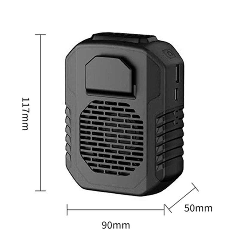 GALE - Bærbar minivifte 6000mAh