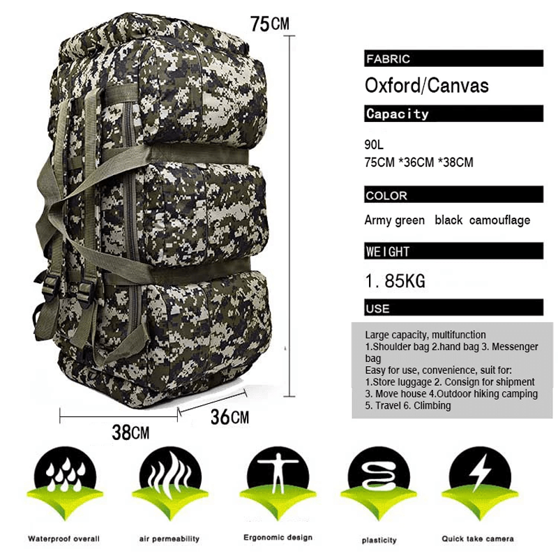 SUMMITSACK - 90L Reiseryggsekk