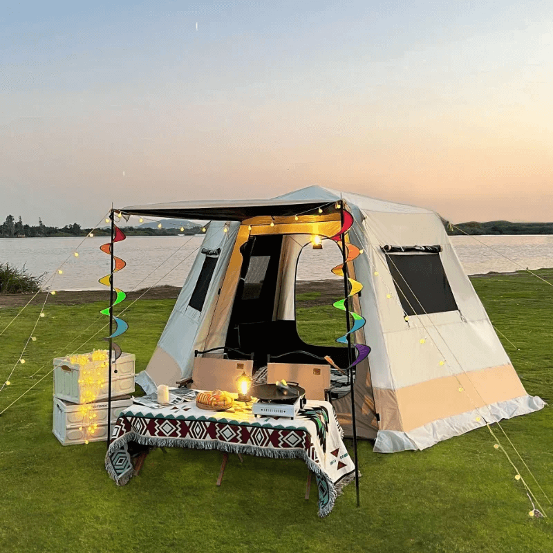 CANOPYGLIDE - Utendørs Campingtelt PU 2000mm 4-6 ppl