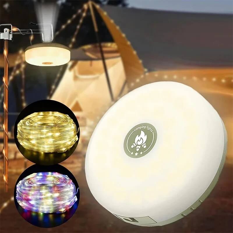 Nordlyx – Rechargeable 4-in-1 LED Light with Light Loop | Versatile Lighting for Camping and Garden